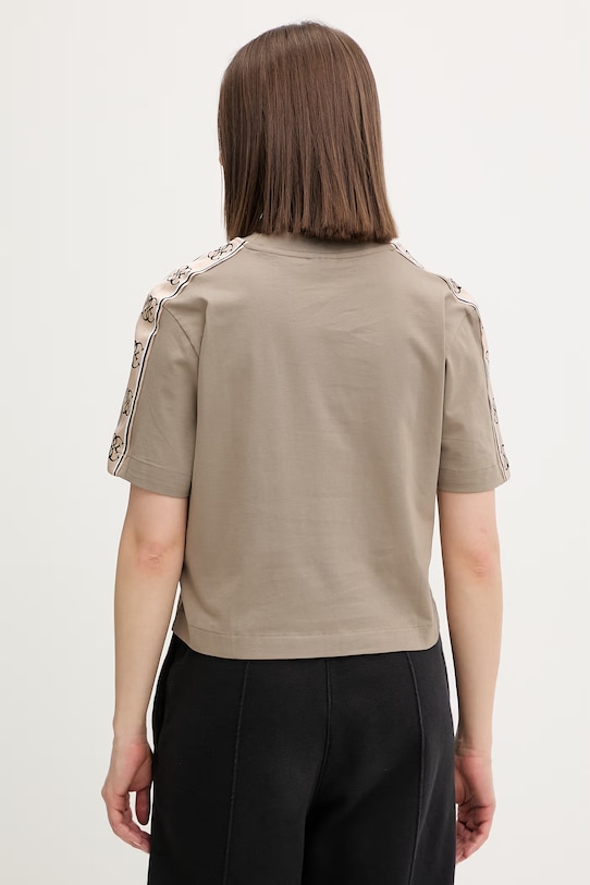 Îmbrăcăminte Guess tricou din bumbac BRITNEY V3RI08.I3Z14 bej