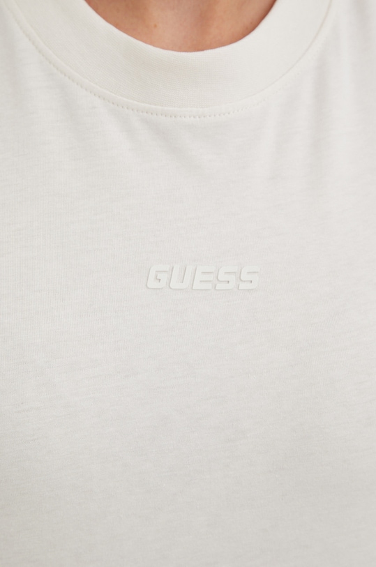 Bavlnené tričko Guess BRITNEY V3RI08.I3Z14 béžová