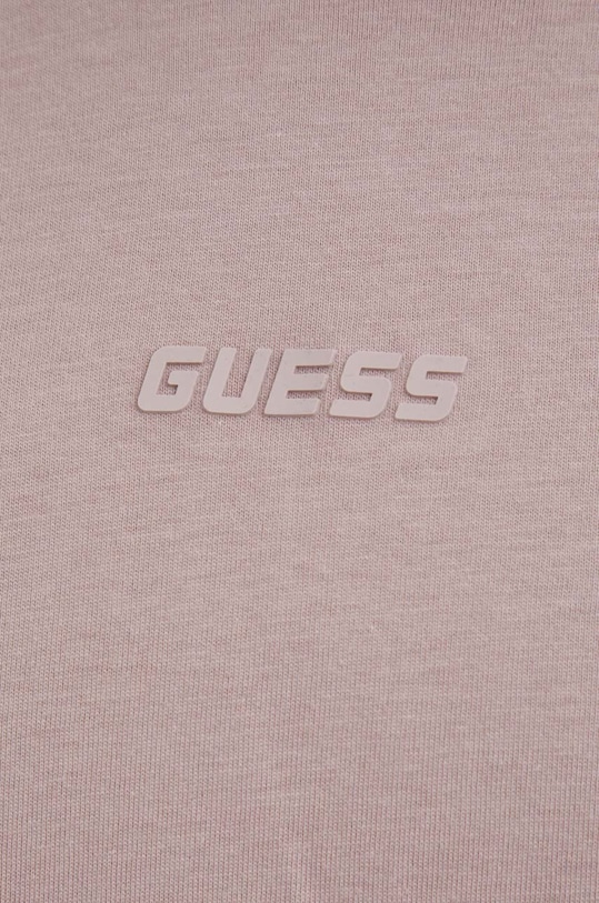 Хлопковая футболка Guess V3RI08.I3Z14 фиолетовой