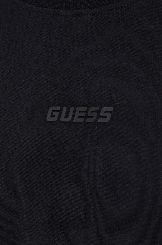 Хлопковая футболка Guess V3RI08.I3Z14 чёрный