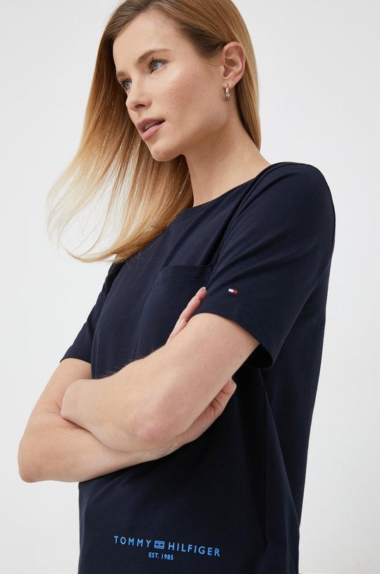 Tommy Hilfiger t-shirt granatowy WW0WW37556.PPYX