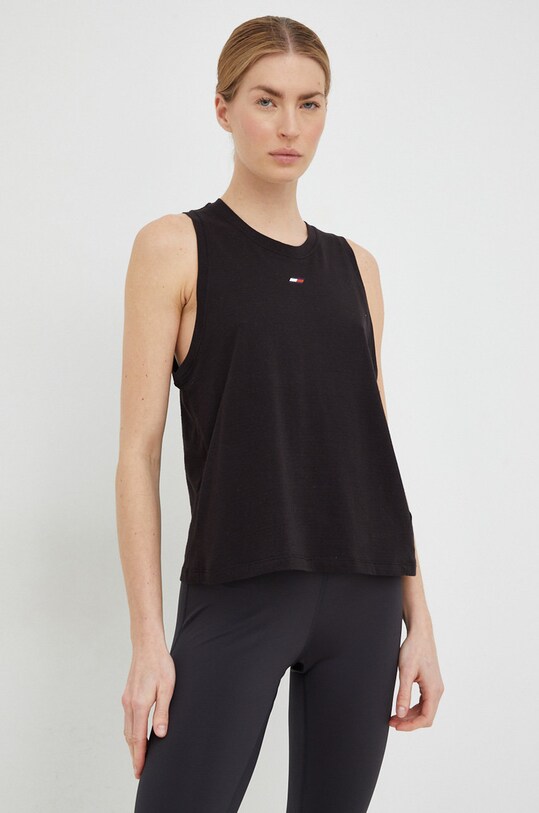 Top Tommy Hilfiger Drugo črna S10S101390.PPYX