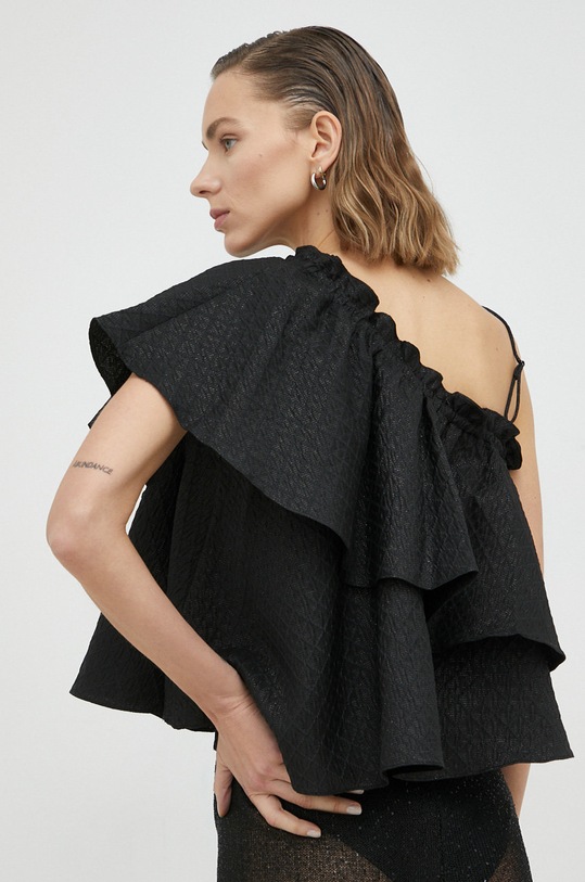 Ρούχα Μπλουζάκι Bruuns Bazaar Chili Edie BBW3182 μαύρο