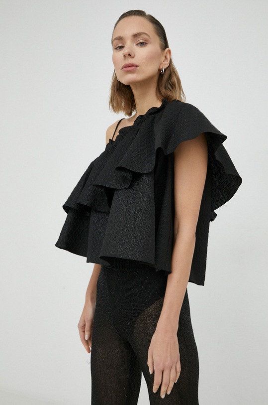 Μπλουζάκι Bruuns Bazaar Chili Edie μαύρο BBW3182