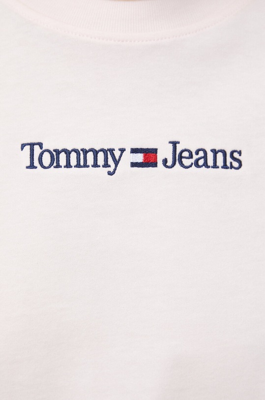 Tommy Jeans t-shirt bawełniany DW0DW15049.PPYX różowy