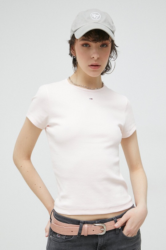 Футболка Tommy Jeans розовый DW0DW14876.PPYX