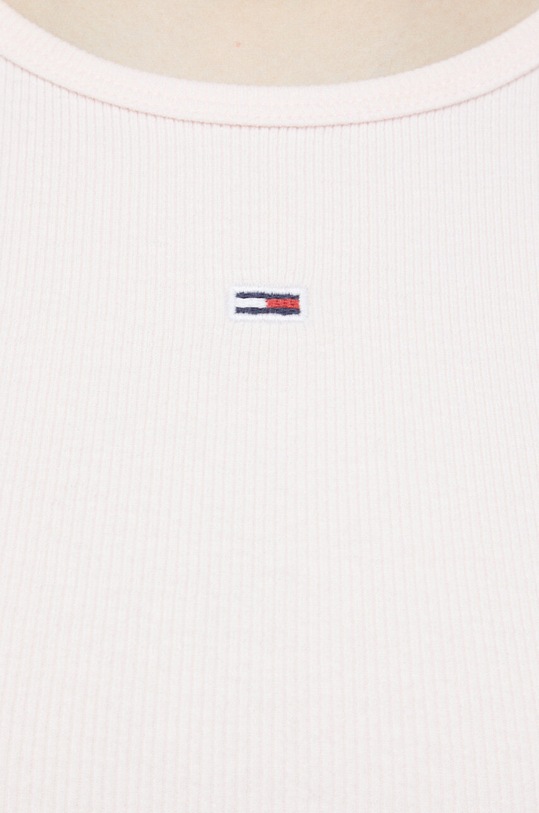 Top Tommy Jeans DW0DW14875.PPYX ροζ