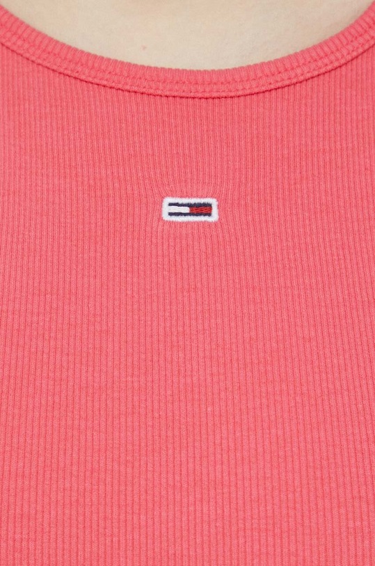 Top Tommy Jeans ροζ DW0DW14875.PPYX