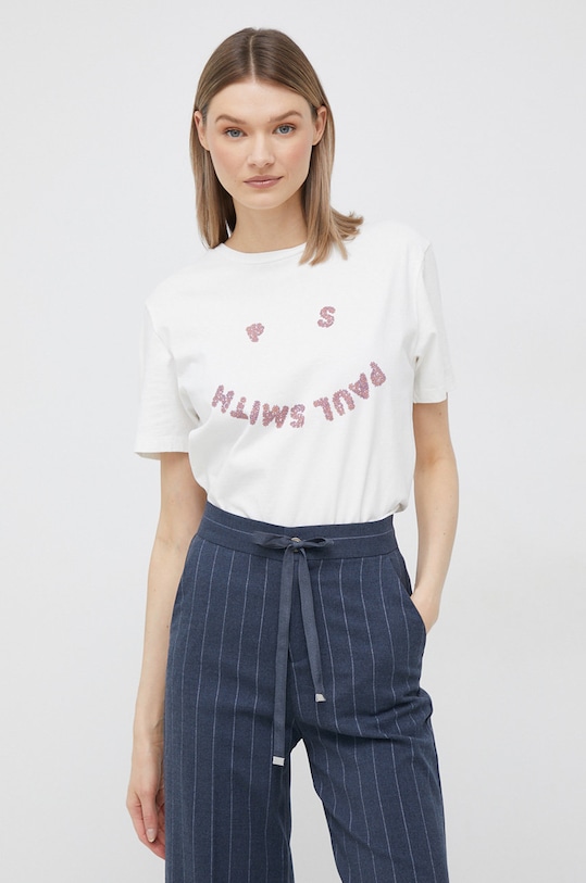 PS Paul Smith t-shirt bawełniany biały W2R.232V.KP3638