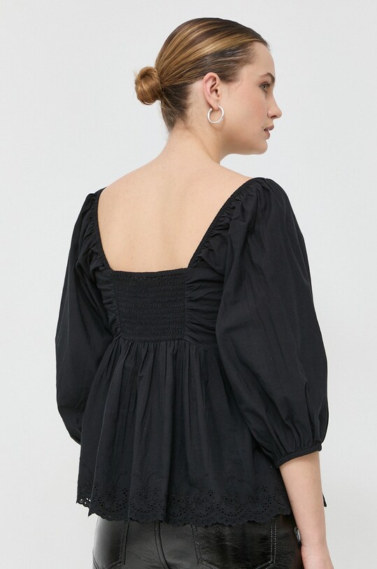 Îmbrăcăminte Notes du Nord bluza din bumbac Filippa 12957 negru