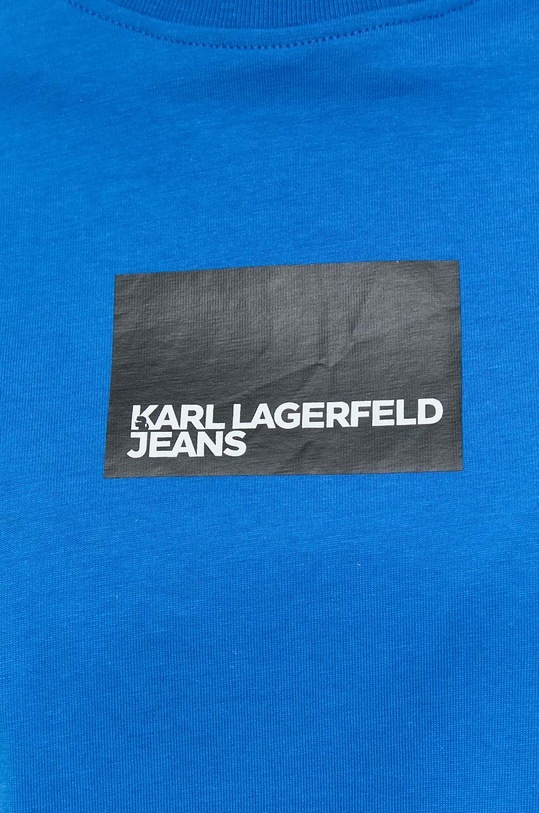 Βαμβακερό μπλουζάκι Karl Lagerfeld Jeans 231J1706 μπλε