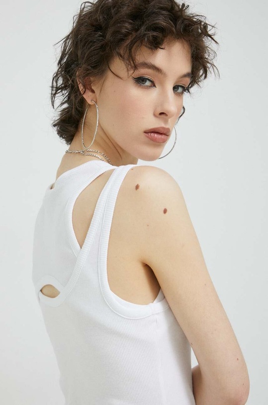 Топ Karl Lagerfeld Jeans білий 231J1701