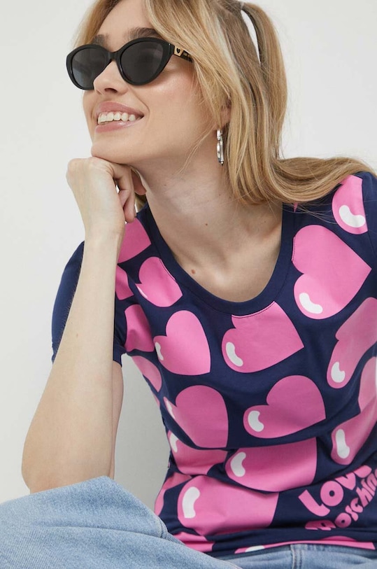 Love Moschino t-shirt blu navy W.4.H19.35.E.1951