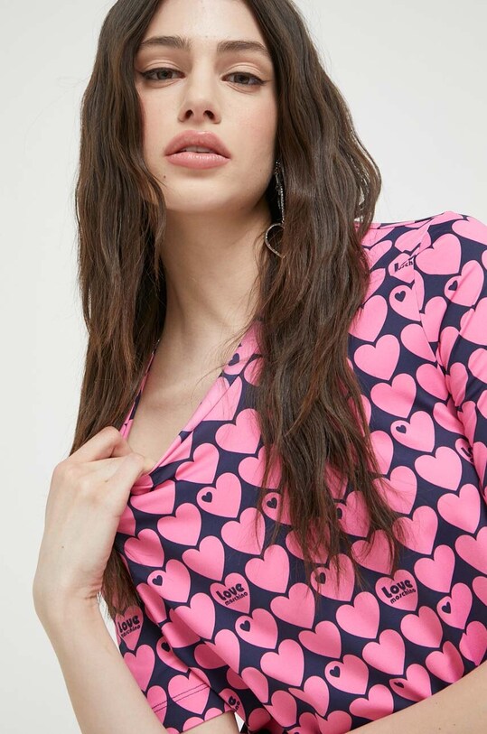 Tričko Love Moschino ružová W.4.H79.00.E.2410