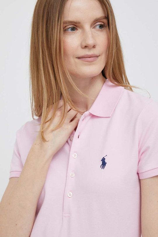 Polo majica Polo Ralph Lauren roza 211870245