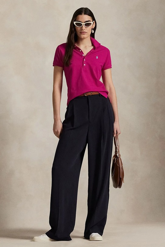 Odzież Polo Ralph Lauren polo 211870245 różowy