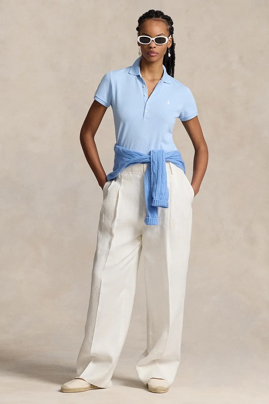 Odzież Polo Ralph Lauren polo 211870245 niebieski