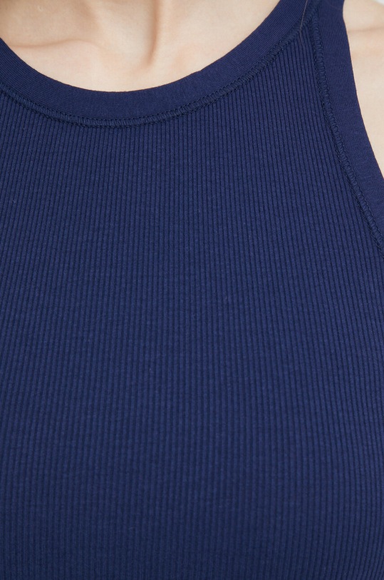 Βαμβακερό Top Polo Ralph Lauren 211897541 σκούρο μπλε