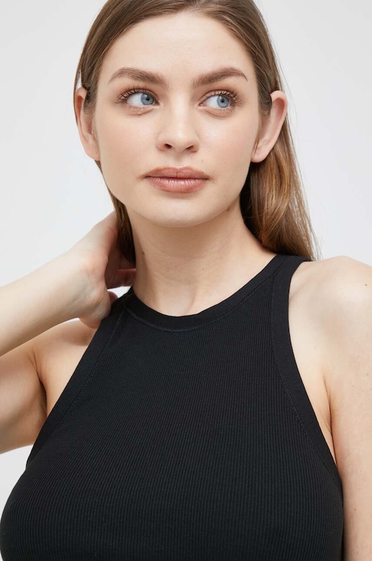 Βαμβακερό Top Polo Ralph Lauren μαύρο 211897541