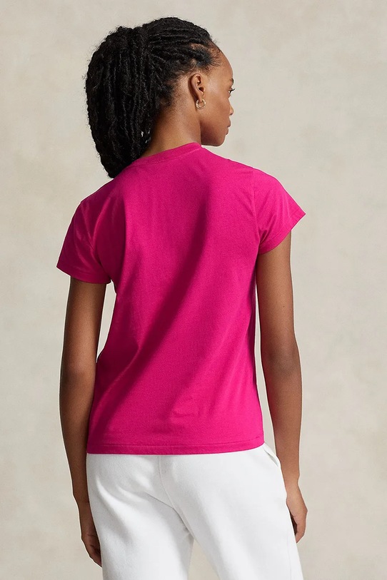 Polo Ralph Lauren t-shirt bawełniany 211898698 różowy AA00