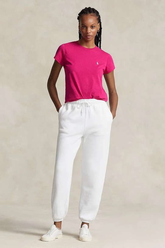 Odzież Polo Ralph Lauren t-shirt bawełniany 211898698 różowy