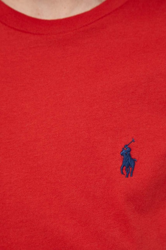 Bavlnené tričko Polo Ralph Lauren 211898698 červená