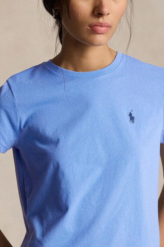 Βαμβακερό μπλουζάκι Polo Ralph Lauren μπλε 211898698
