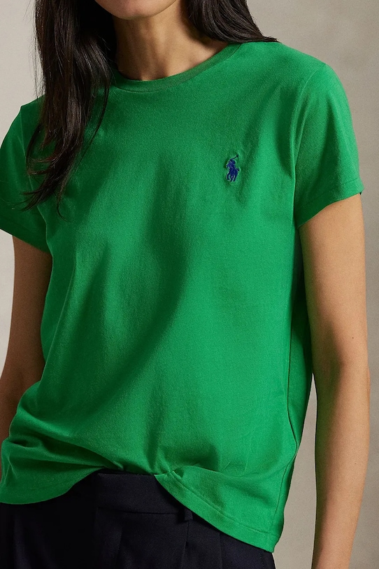 Polo Ralph Lauren tricou din bumbac verde 211898698