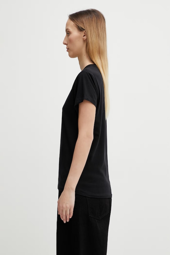 Памучна тениска Polo Ralph Lauren 211898698 черен AA00