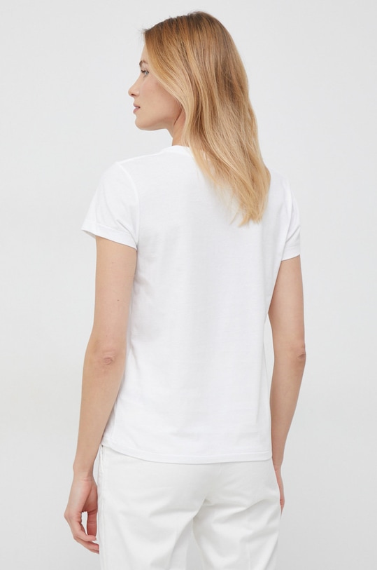 Одежда Хлопковая футболка Polo Ralph Lauren 211902403 белый