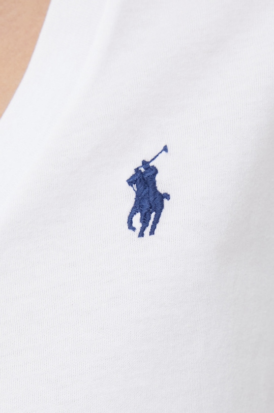 Хлопковая футболка Polo Ralph Lauren 211902403 белый
