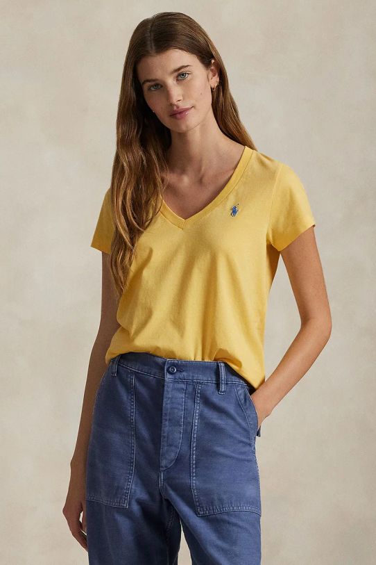 Polo Ralph Lauren cotton t-shirt cotton yellow 211902403