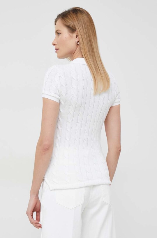 Ρούχα Βαμβακερό μπλουζάκι πόλο Polo Ralph Lauren 211891579 λευκό