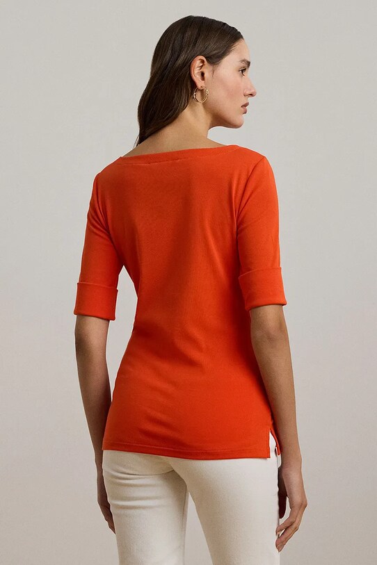 Tričko Lauren Ralph Lauren 200654963 oranžová AA00