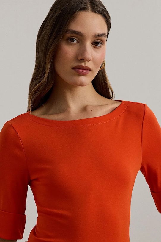 Lauren Ralph Lauren t-shirt narancssárga 200654963