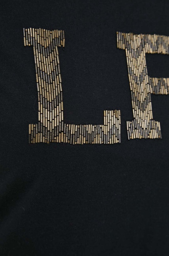 Памучна тениска Lauren Ralph Lauren 200889219 черен