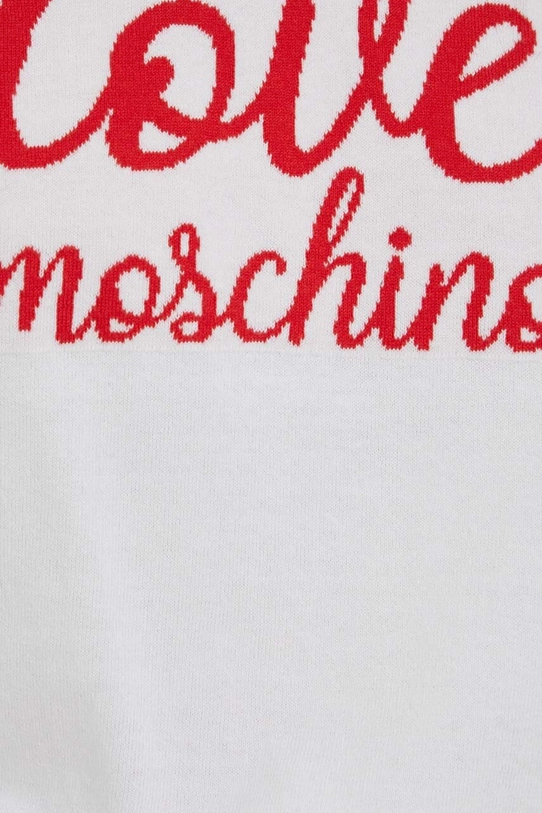 Bavlnené tričko Love Moschino W.S.M57.10.X.1472 biela