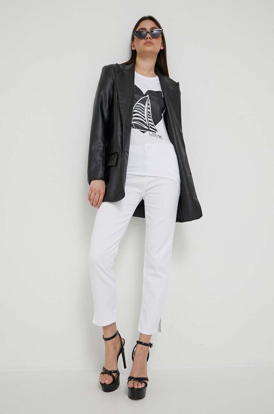 Love Moschino t-shirt W.4.F73.2R.E.1951 biały SS23