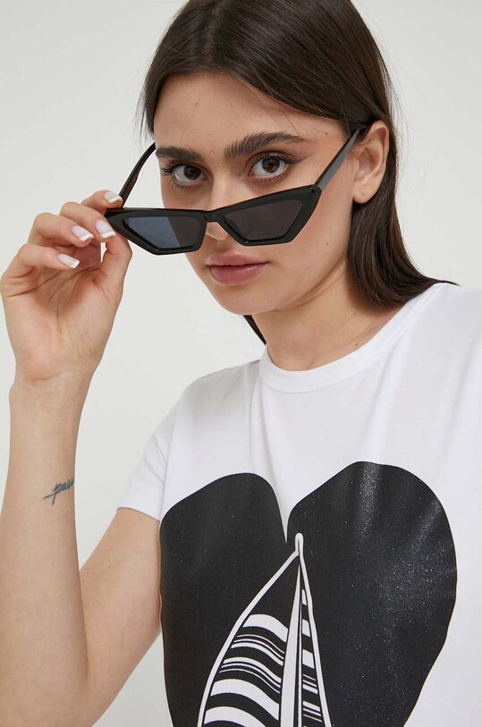 Love Moschino t-shirt biały W.4.F73.2R.E.1951