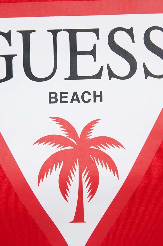 Guess t-shirt bawełniany E02I01.JA914 czerwony