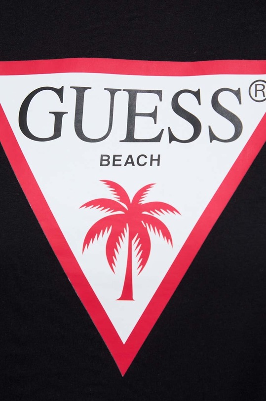 Guess t-shirt bawełniany E02I01.JA914 czarny
