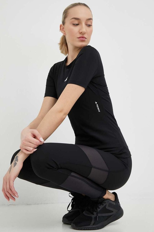 adidas Performance t-shirt treningowy Techfit HN9075 czarny AW23