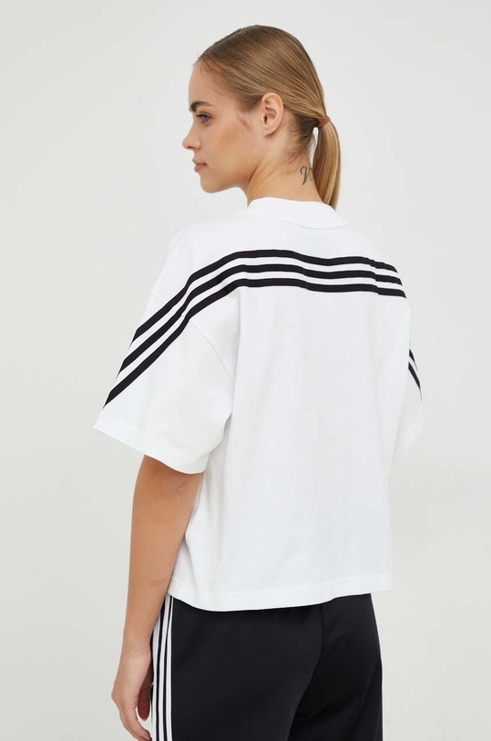 Îmbrăcăminte Adidas tricou din bumbac IB8517 alb