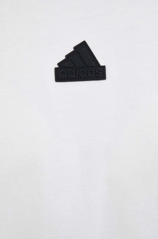 Adidas tricou din bumbac IB8517 alb