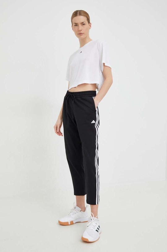 adidas Performance t-shirt do jogi Studio IB8564 biały SS23