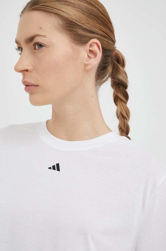 adidas Performance t-shirt do jogi Studio biały IB8564