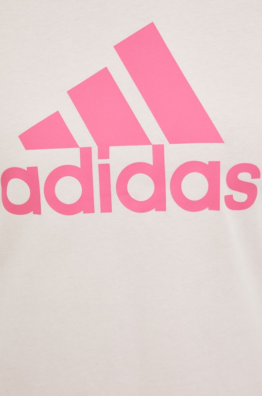 Bavlněné tričko adidas IB9455 růžová
