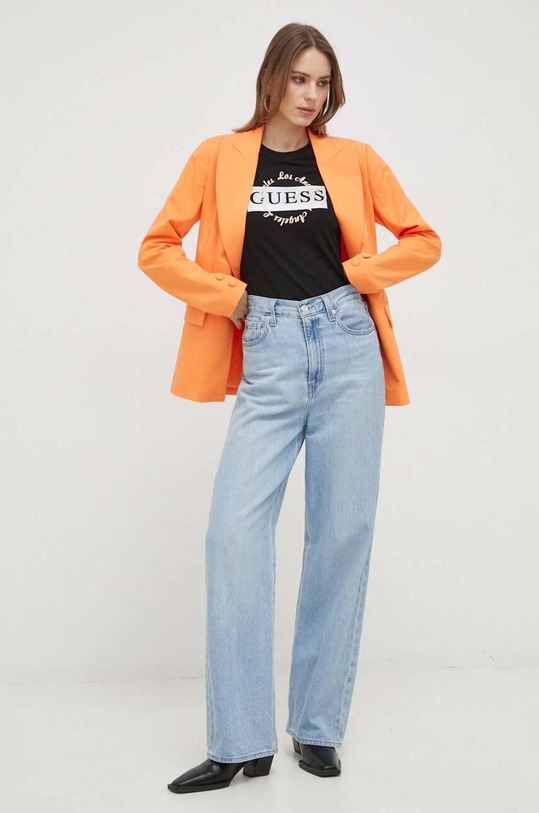 Guess t-shirt W3GI38.J1314 czarny SS23