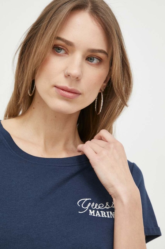 Guess t-shirt granatowy W3GI37.K46D1