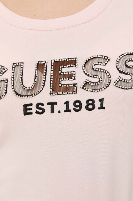 Guess t-shirt W3GI35.J1300 różowy